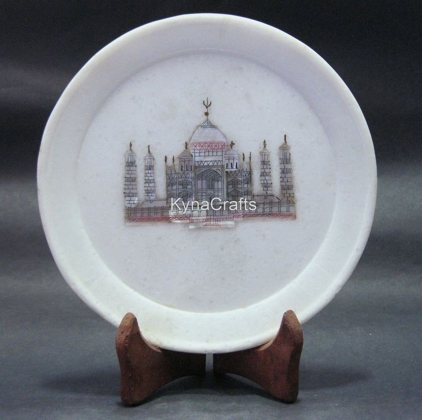 Marble Dining Table Decor Plate , Marble Accessories Plate