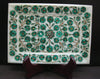 Malachite Serving Tray , Stone Inlay Tray 