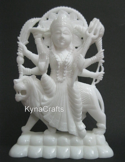 Marble Durga Maa Idol , Maa Vaishno Maa Statue 