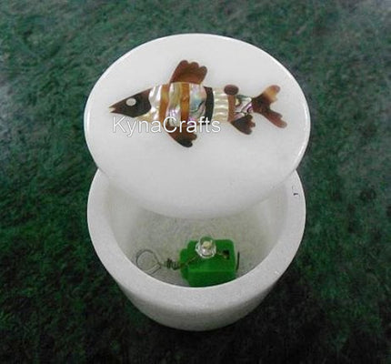 Nature Design Box, Marble Inlay Box 