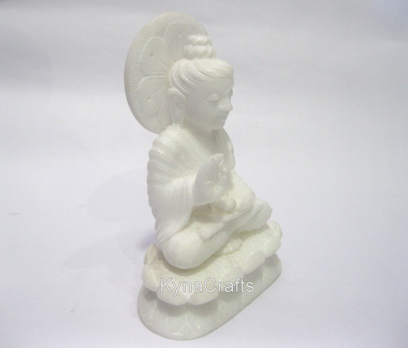 God Buddha Statue , Stone Sitting Buddha Statue 