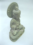 Soap Stone Hand Crafted Buddha Idol ,  Intricate Work Statue 