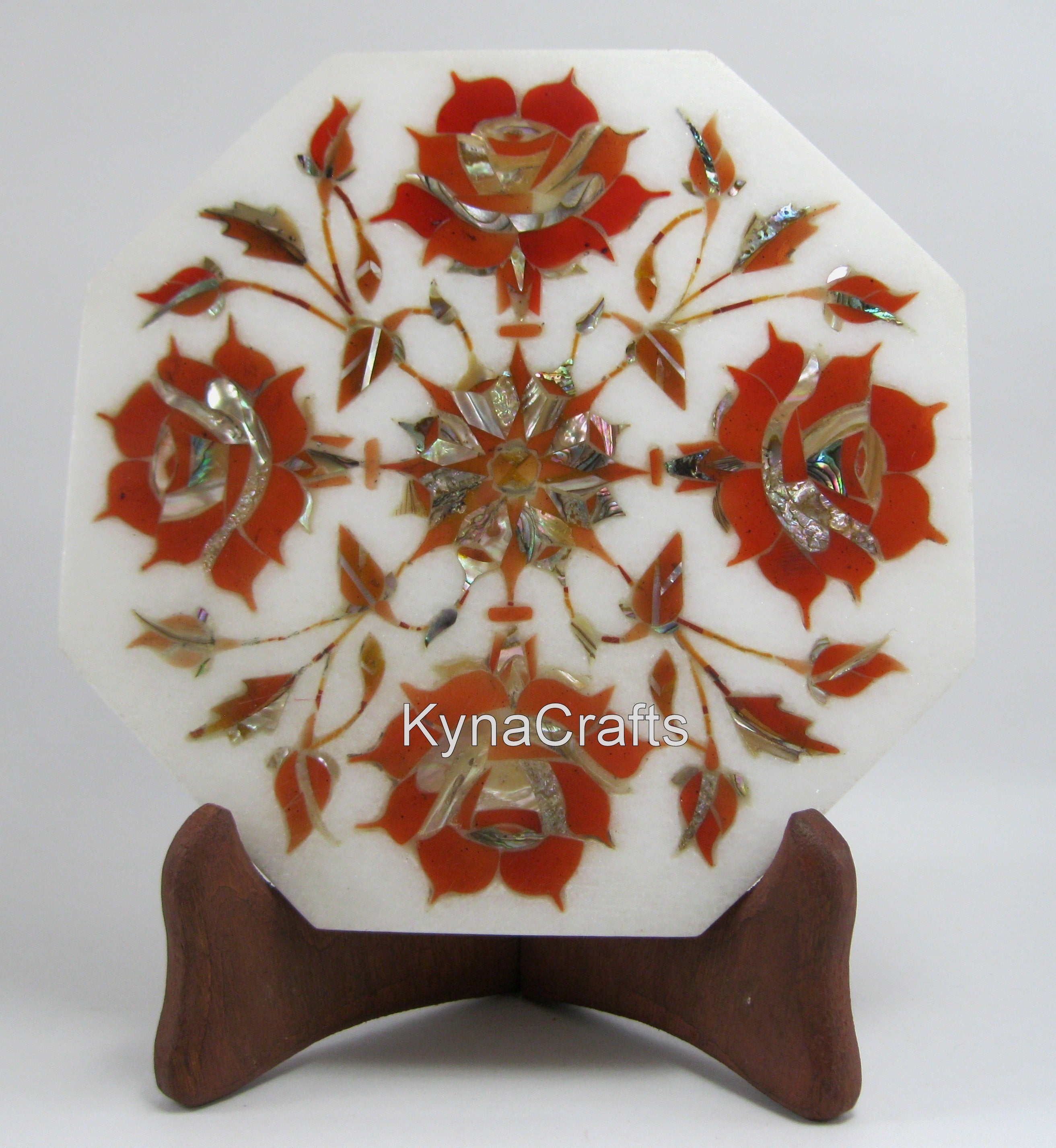 Carnelian Tea Pot Stand , Tea Pot Cum Kettle Stand