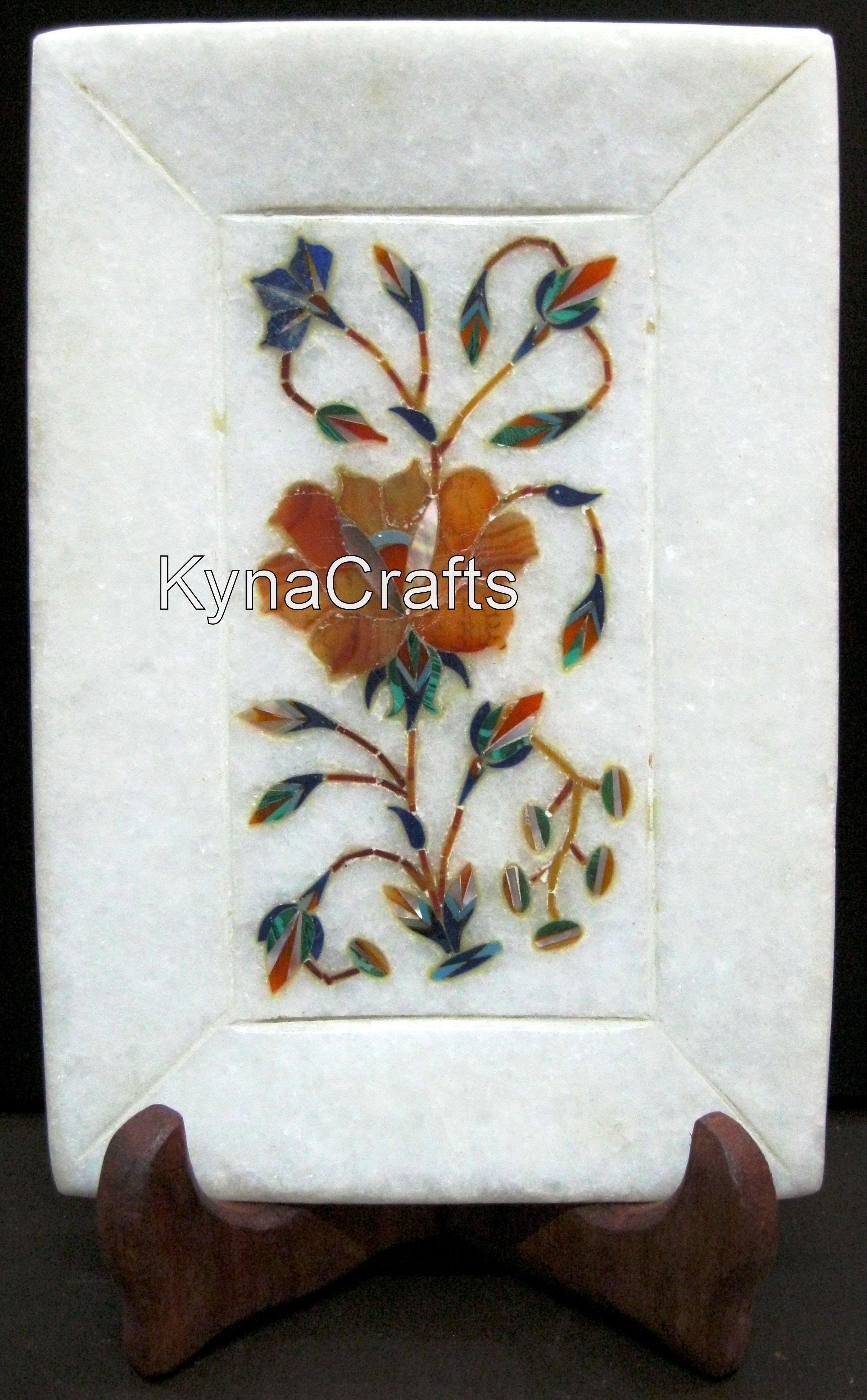 Coffee Serving Tray , Marble Collectible Tray 