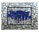 Lapis Lazuli Wall Decor , White Table Top 