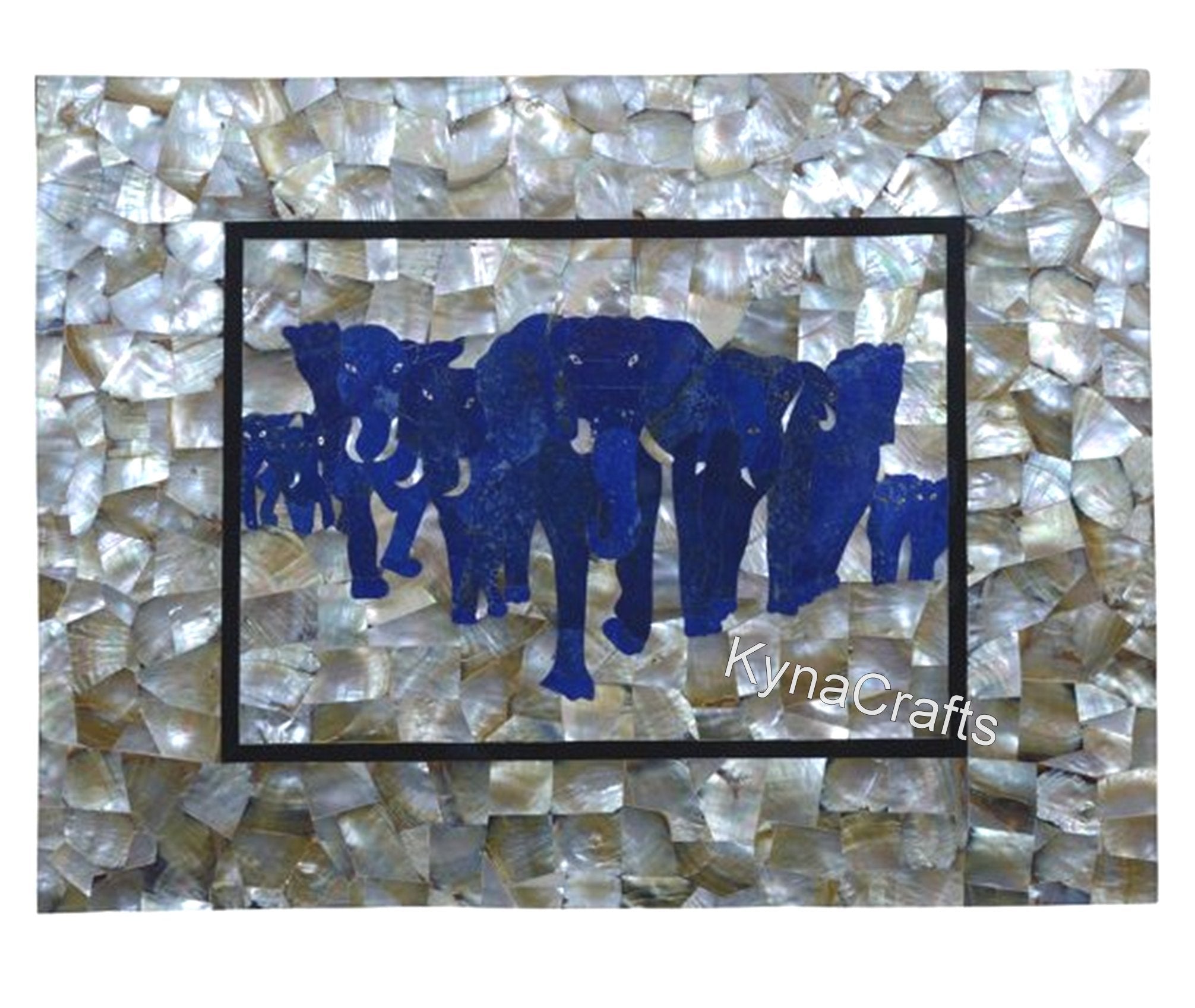 Lapis Lazuli Wall Decor , White Table Top 