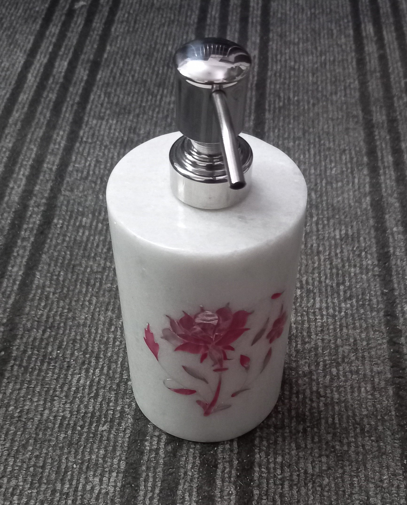 Marble Soap Pump , White Soap Dispenser 