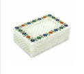 Filigree Work Box , White Marble Box 