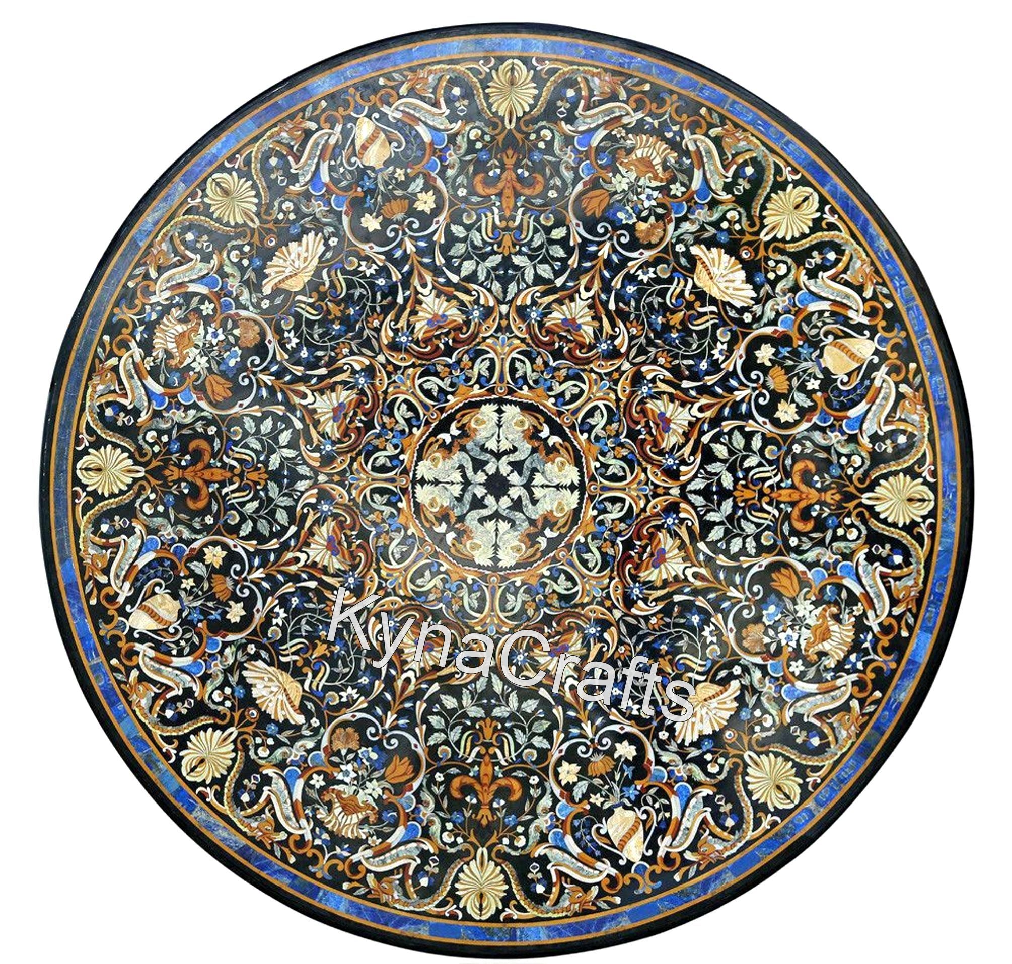 Round Table Top, Antique Design Table Top, Dining Table Top 