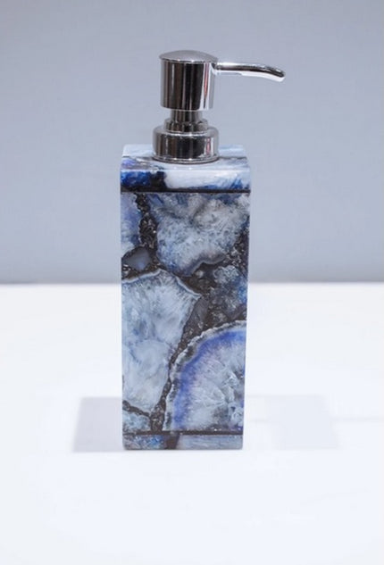 Blue Agate Soap Dispenser , Agate Soap Pump