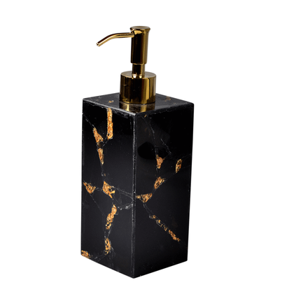 Black Marble Soap Dispenser , Blac Soap Pump 