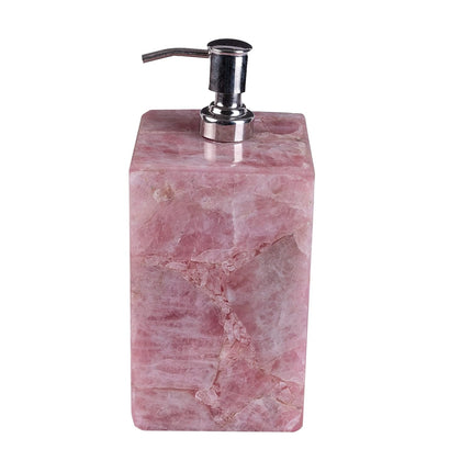 Rose Quartz Soap Pump , Quartz Soap Dispenser 