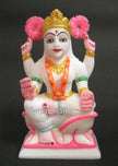 White Lakshmi Ji Statue , Marble Laxmi Ji Idol 