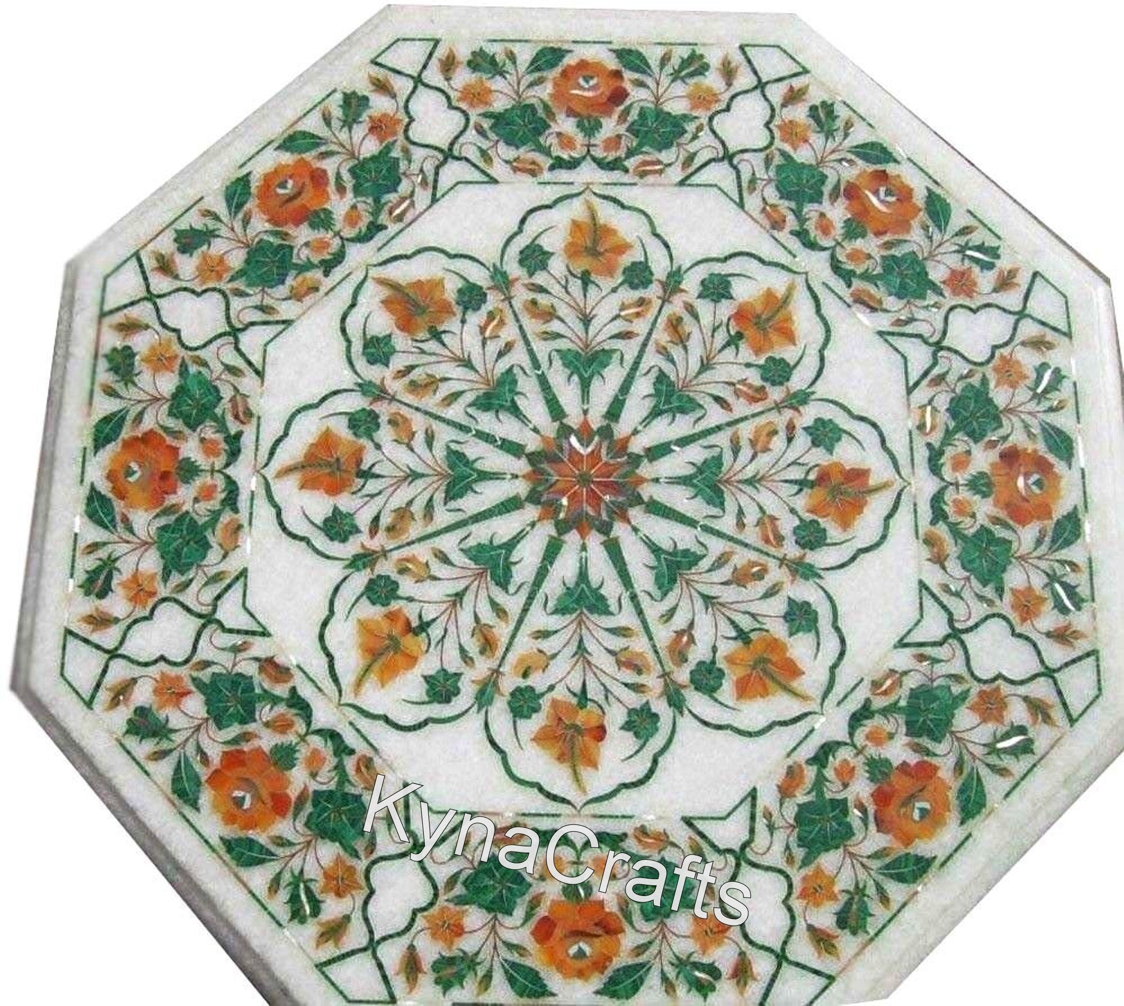 Octagon Table Top, White Table Top