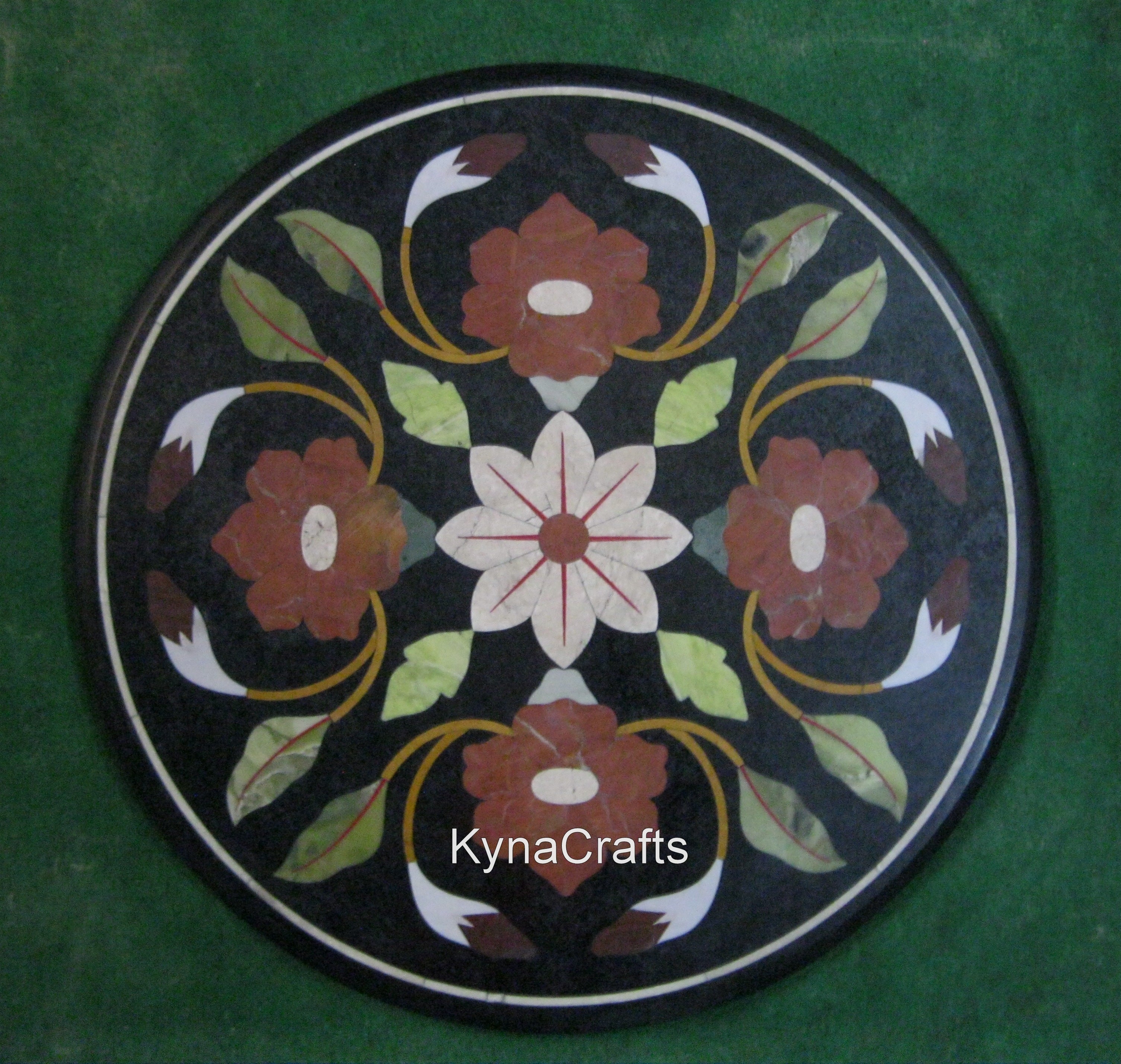 Pietra Dura Table Top, Round Table Top, Sofa Table Top 