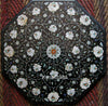 Octagon Marble Coffee Table Top with Sassy Look 24 x 24 Inches Beautiful Floral Pattern Inlay Work Center Table