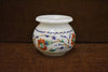 Semi Precious Stone Vase , White Marble Flower Pot 