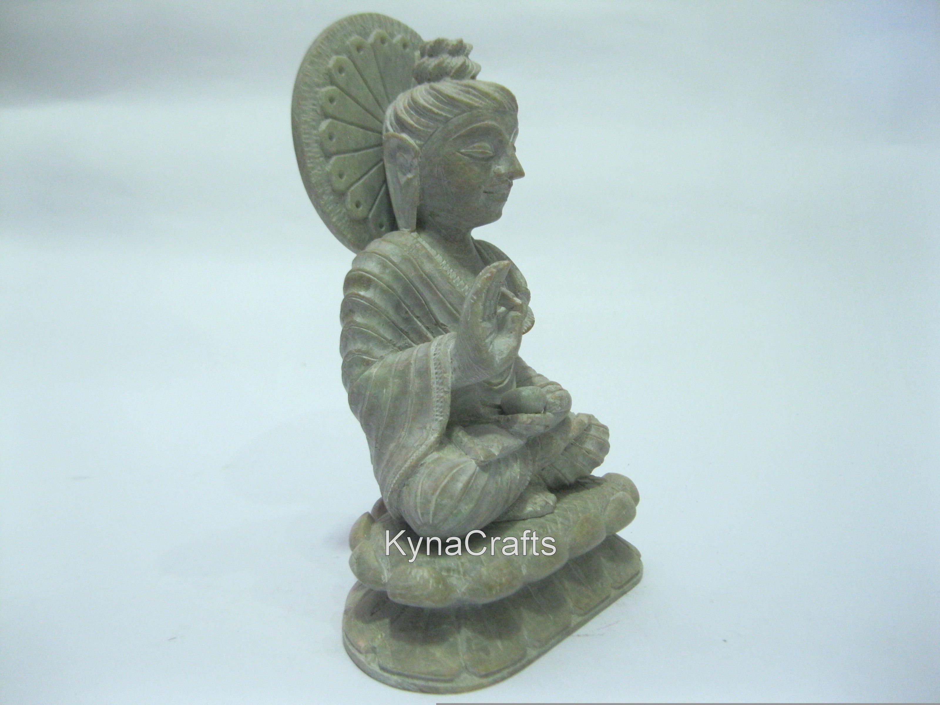 Soap Stone Meditation Buddha Statue 