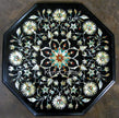 Coffee Table Top, Black Marble Table , Inlay Table Top 