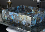 Grey Wash Basin , Hand Wash Bowl , Sink , Labradorite Sink 