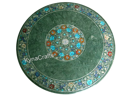 Round Table Top, Green Table Top, Dining Table Top