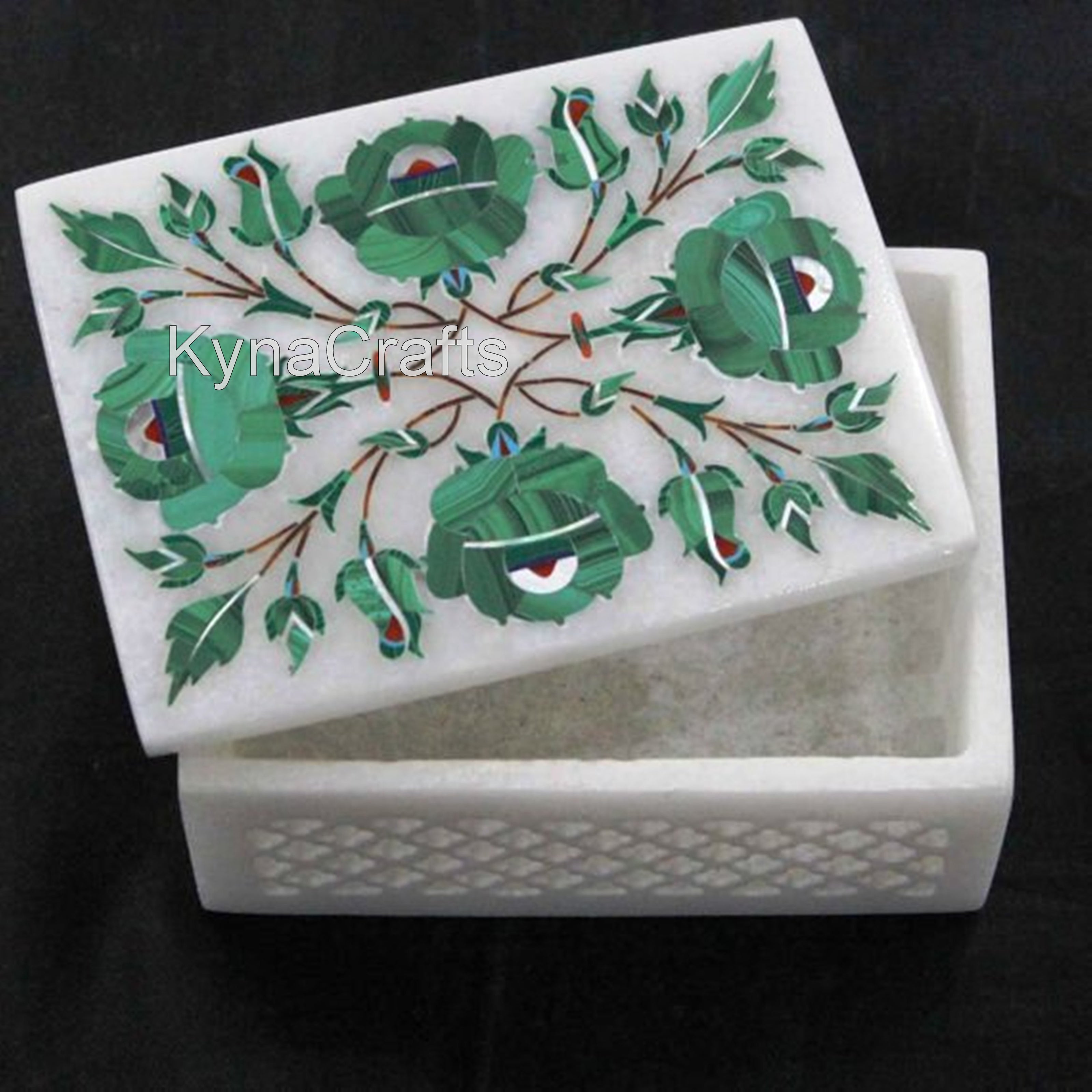 Rectangle Marble Box , Marble Inlay Box 