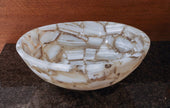 Table Decor Basin , Natural Agate Wash Basin 