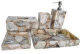 Natural Agate ath Set , Agate Bathroom Deocr 