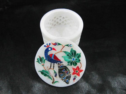 Nature Design Box, White Marble Box 