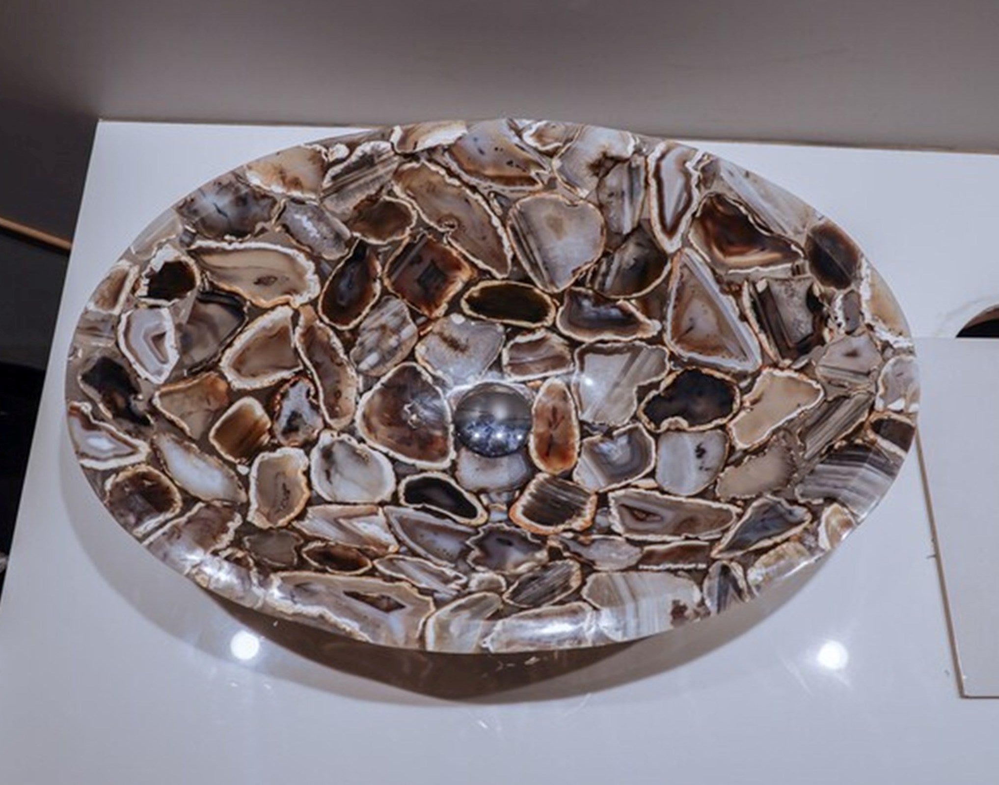 Agate Wash Basin , Agate Bathroom Sink 