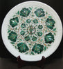 White Decorative Plate , Round Marble Plate 