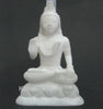 White Lord Shiva Ji Statue , Marble Decorative Statue 