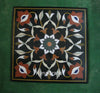 Square Table Top, Inlay Table Top, Black Marble Table 