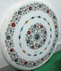 Round Table Top, Floral Art Table Top, Inlay Table Top