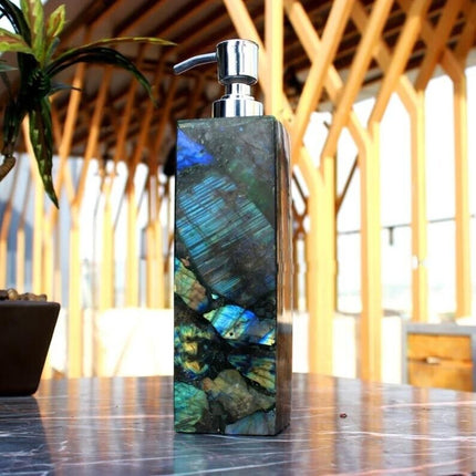 Labradorite Soap Pump , Labradorite Soap Dispenser 