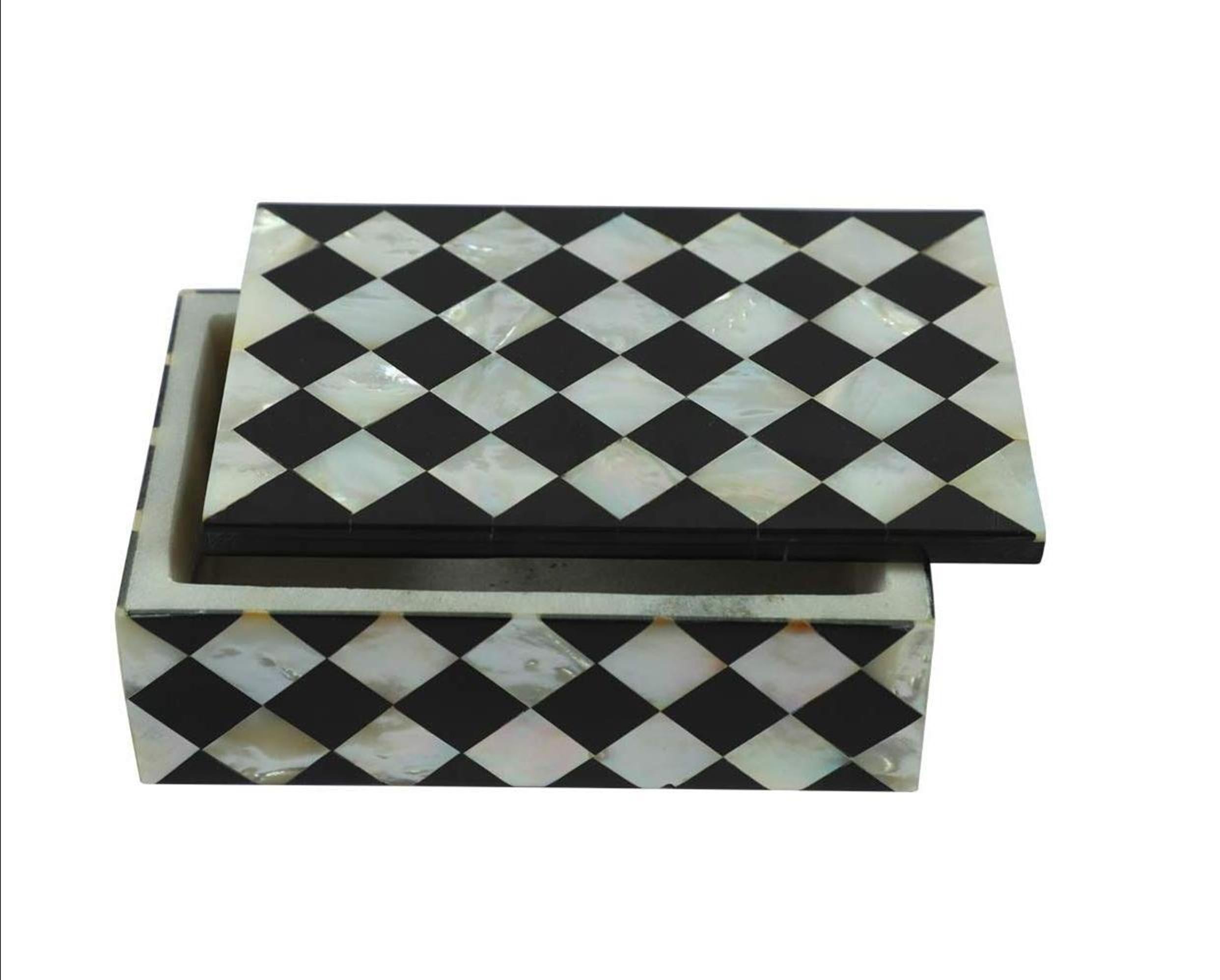 Marble Trinket Box , Marble Lidded Box 