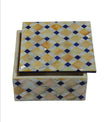 Overlay Work Box , Marble Trinket Box 