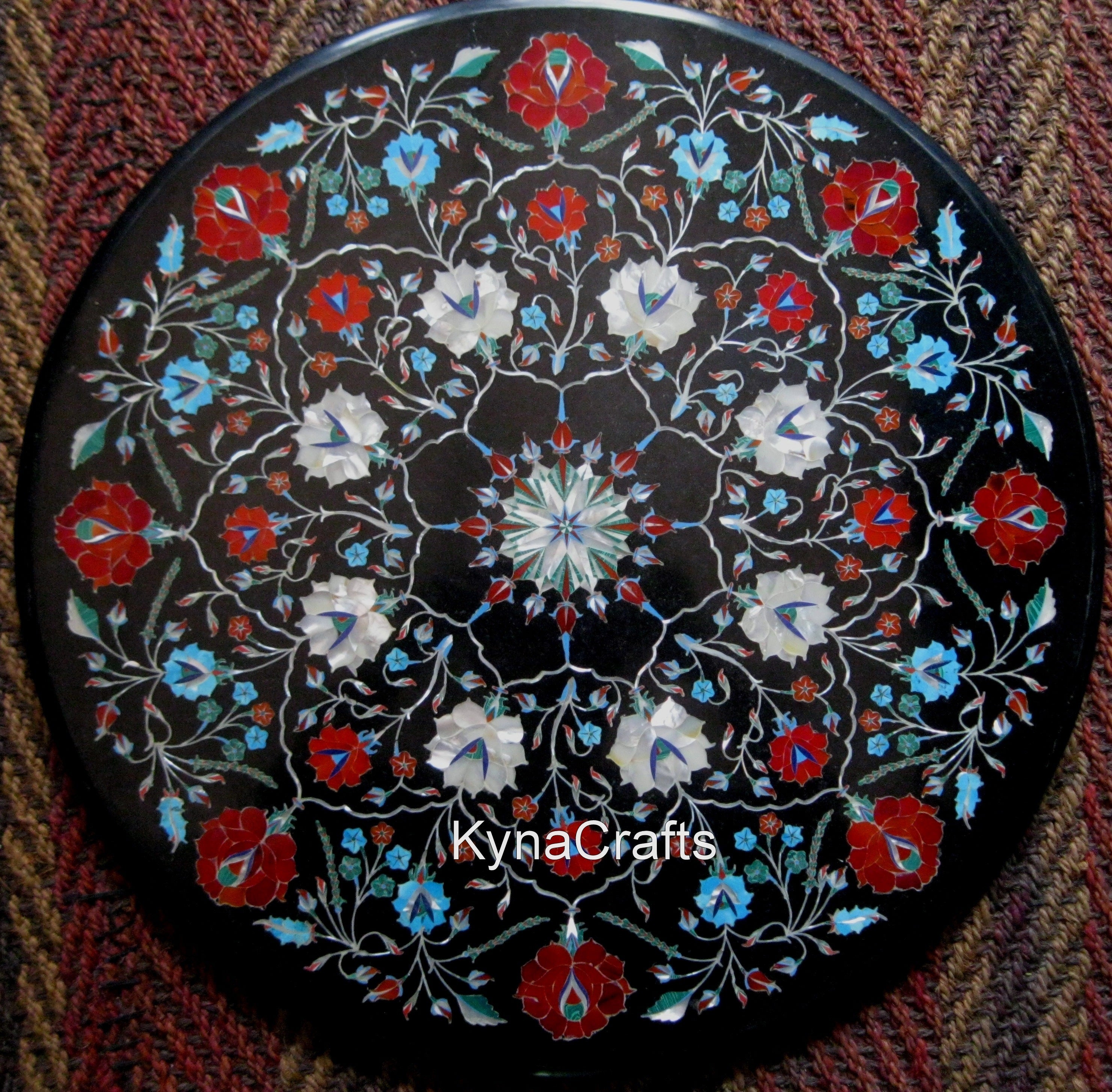 Turquoise Table Top, Inlay Table Top, Coffee Table Top 