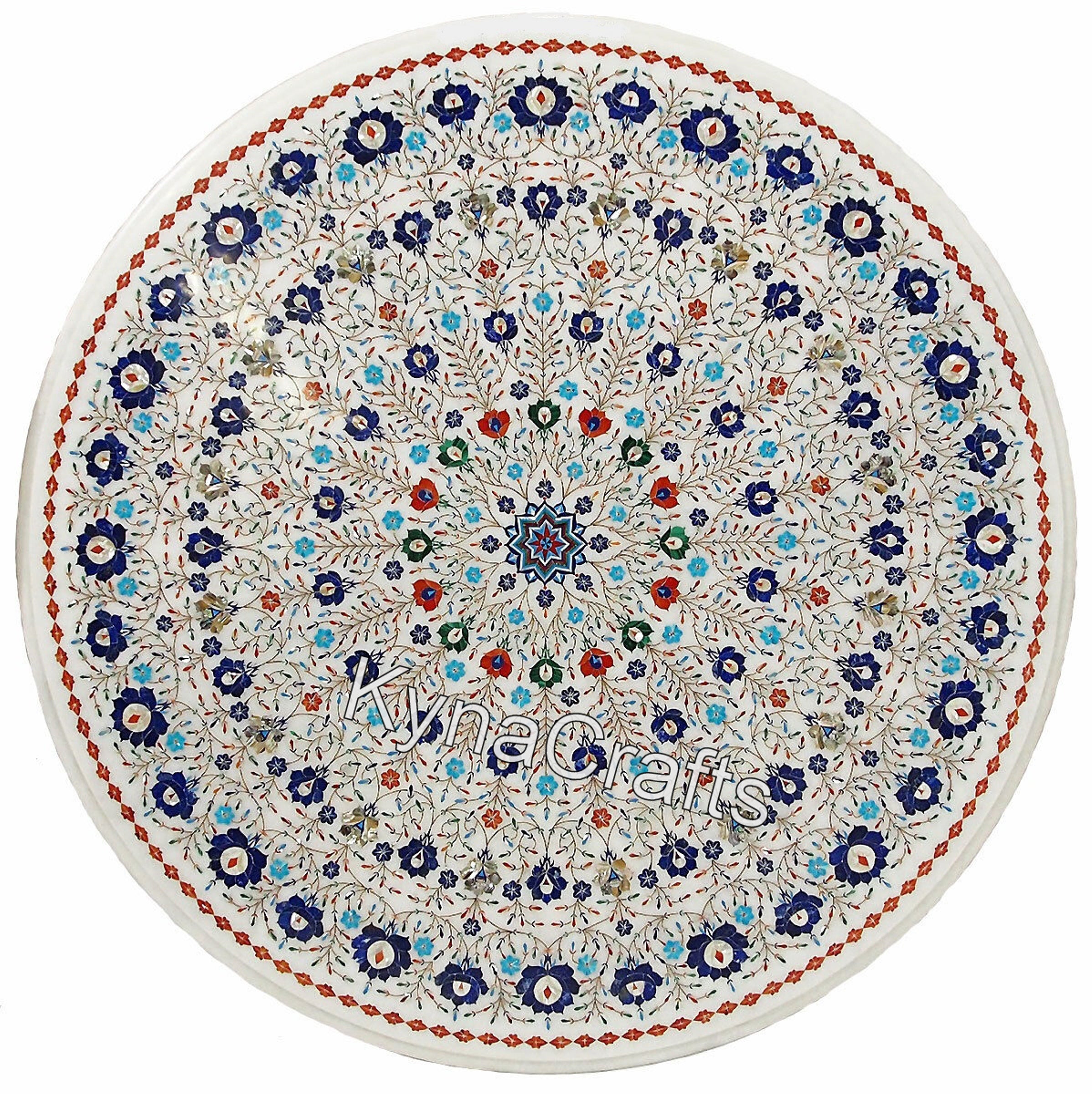 Round Table Top, Gemstone Table Top