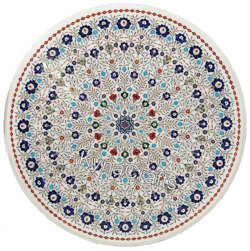 Round Table Top, Gemstone Table Top