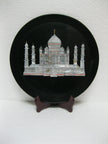 Marble Inlay Plate , Black Marble Plate 