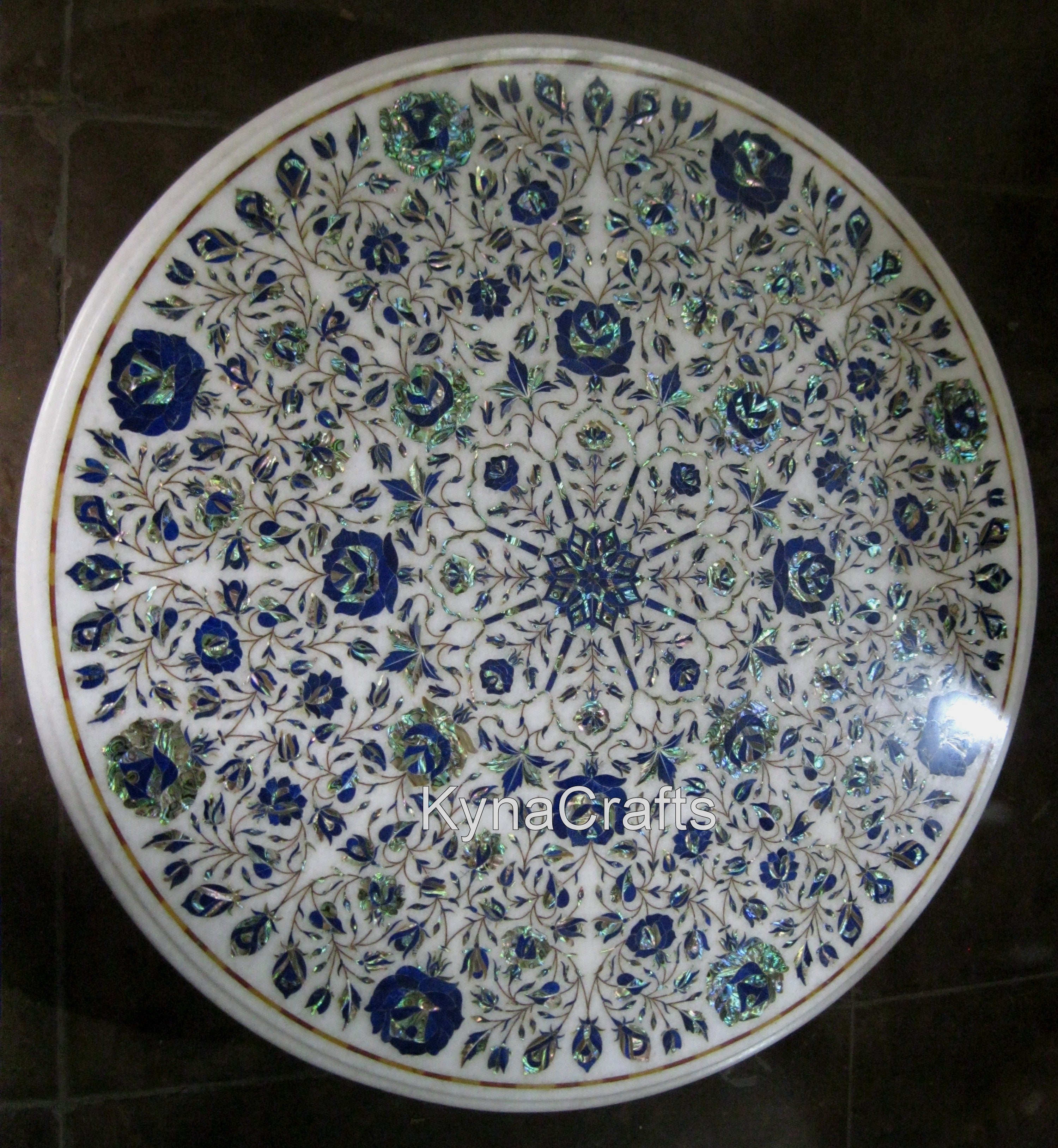 Round Table Top, Inlaid Table Top