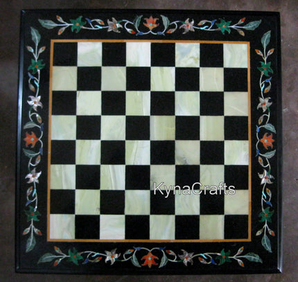 Game Table Top, Black Marble Tabe , Sofa Table Top 