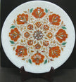 Carnelian Inlay Plate , Marble Inlaid Plate 