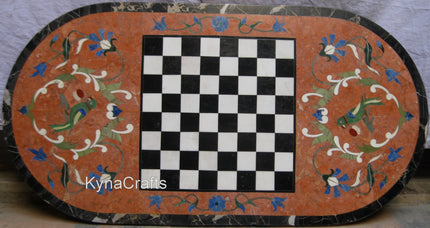 Oval Table Top, Game Table Top , Inlay Table Top