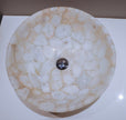 White Quartz Wash Basin , Quartz Vessel 