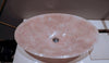 Rose Quartz Vessel , Quartz Table Top Basin 