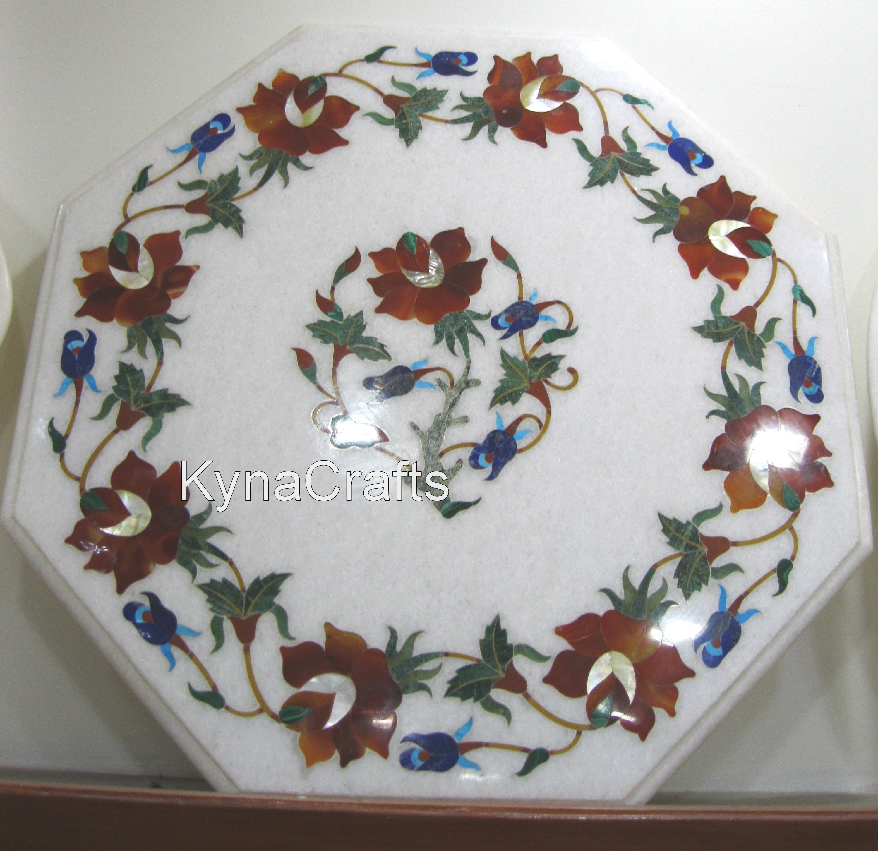 Carnelian Table Top, White Marble Table , MOP Table Top 