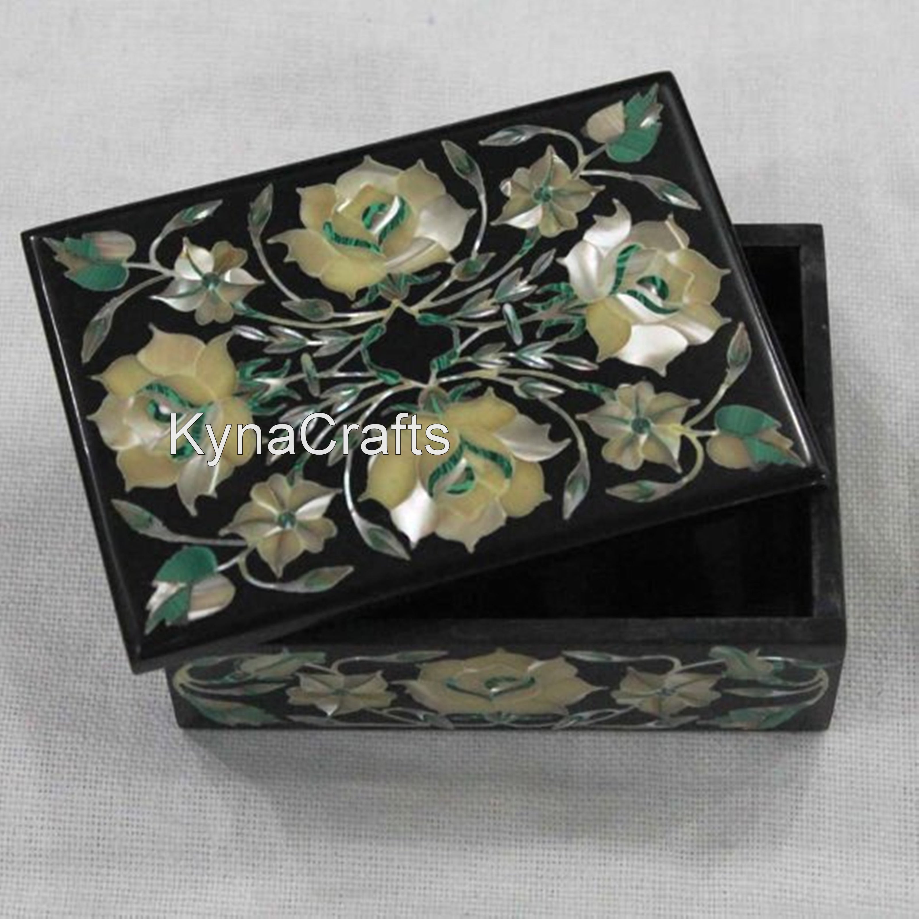 Black Marble Box , Mother of Pearl Box 