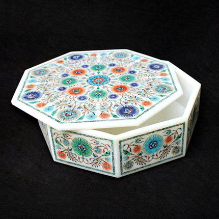 Stone Inlay Box , Handmade Box 